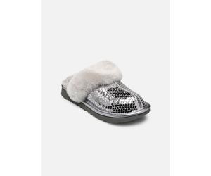 UGG - Hausschuhe K COZY II GEL HEARTS - silber - Größe 28 1/2