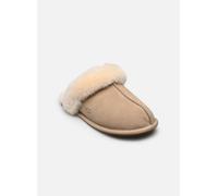 UGG Leder-Hausschuhe "Scuffette II" in Beige - Größe 38 | Damen Pantoletten