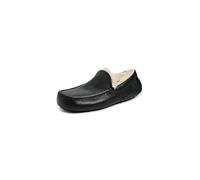 UGG® Ascot Hausschuh für Herren | UGG® EU in Black, Größe 45.5, Leder 5379B-BLK-12