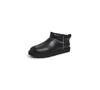 UGG Herren Classic Ultra Mini Leder Regen Fashion Boot, Schwarz, 11