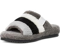 UGG Herren Fluff You Stripes Hausschuhe, Grau, 42 EU