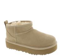UGG K Ultra Mini Plateau-Stiefelette für Mädchen, Sand, 3 US Little Kid