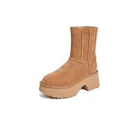 UGG Klassische Doppelnaht-Lederstiefel Neu braun