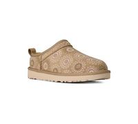UGG Klassische Micro Sun Stitch Lederstiefeletten hellbraun