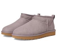 UGG Klassische Ultra Mini fliederfarbene Lederstiefel