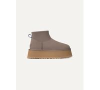 UGG Leder-Boots "Classic Mini Dipper" in Lila - Größe 40 | Damen Stiefel
