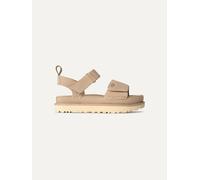 UGG Damen Sandalen mit Veloursleder GOLDENSTAR, sand, Gr. 36EU