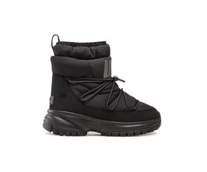 UGG Leder-Winterboots "Yose Puffer" in Schwarz - Größe 37 | Damen Stiefel