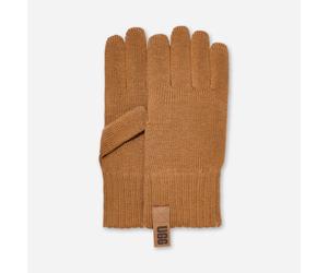 UGG® Leichte Handschuhe für Herren in Brown, Größe O/S, Strick/Recycelte Materialien 101069-CHE-O/S