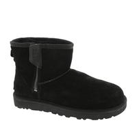 UGG für Damen. 1151230 Peil Stiefelette W Classic Mini Bailey schwarz (36), Leder, Wohnung, Reißverschluss, Lässig