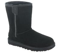 UGG Mädchen W Classic Short Bailey Zip Stiefel, Schwarz, 37 EU