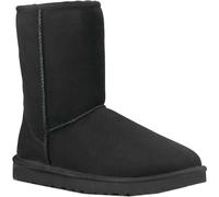 UGG Classic Short Stiefel für Herren aus Leder/Schaffell/Veloursleder in Schwarz Größe 41