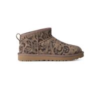 Ugg - Mit Wolle gefütterte Stiefel - Damen / Frau - Classic Ultra Mini - W Classic Ultra Mini Spotted Chestnut für Damen aus Leder - Größe Braun 41