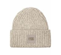 Ugg - Mütze mit Revers - U Chunky Rib Beanie Light Grey für Damen aus Wolle - Grau Grau one size