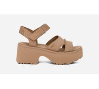 UGG® New Heights mit Knöchelriemen für Damen in Brown, Größe 41, Wildleder 1167475-MDSD-10