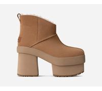 UGG® New Heights Platform Mini Boot für Damen in Brown, Größe 40, Wildleder 1157910-CHE-09