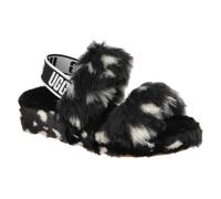 UGG Oh Yeah Spots Hausschuhe schwarz Fell 1118165 - Größe 42