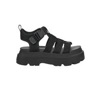 Ugg - Plateausandalen - W Cora Black für Damen aus Leder - Größe 9 US - schwarz schwarz 9 US