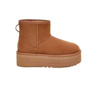 Ugg - Plateaustiefeletten - Classic Mini Platform Chestnut für Damen aus Wolle - Größe 41 - Braun Braun 41