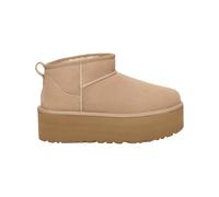Ugg - Plateaustiefeletten - W Classic Ultra Mini Platform Sand für Damen aus Wolle - Größe 40 - Beige Beige 40