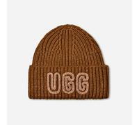 UGG® Ribbed Beanie aus dickem Material für Damen in Deco, Größe O/S, Acrylmischung 102345-DEC-O/S