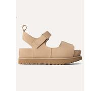UGG Damen Sandalen aus Veloursleder GOLDENSTAR HI, sand, Gr. 39EU