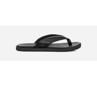 UGG® Seaside II Flip für Herren in Black, Größe 42, Leder/Wildleder 1166610-BLK-09