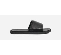 UGG® Seaside II Slide für Herren in Black, Größe 48.5, Leder/Wildleder 1166593-BLK-14