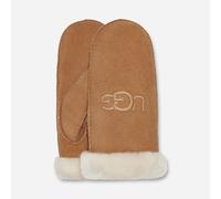 UGG® Shearling-Handschuhe mit Logostickerei für Damen | UGG® EU in Brown, Größe S/M, Schaffell 20932-CHE-S/M