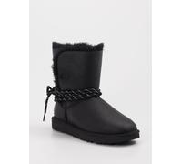 UGG Stiefelette Bailey Tie Lthr in schwarz in Größe: 41 für Damen