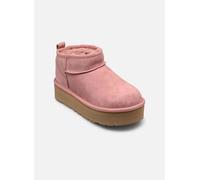 UGG® Classic Ultra Mini Plateau-Boot für Kinder | UGG® EU in Pink, Größe 31, Wildleder 1157791K-PDW-13