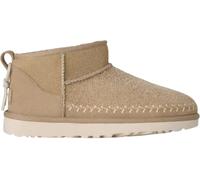 UGG Stiefeletten - Ugg Classic Ultra Mini Biarritz Enkellaarzen Beige - Gr. 37 (EU) - in Beige - für Damen