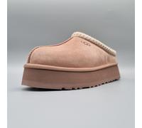 UGG® Tazz II für Damen | Lammfell-Slipper auf in Rocky Oak, Größe 40, Veloursleder 1174471-RYK-09