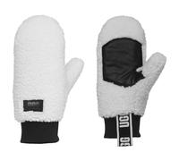 Fäustlinge aus UGG®fluff mit Logo-Tape für Damen in Nimbus, Größe S/M, Polyester 101099-NMB-S/M