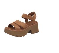 UGG W NEW Heights Ankle Strap Damen Plateau Sandaletten, braun, 40 EU