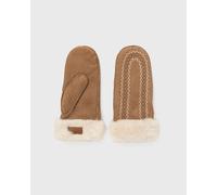 Ugg Atherson Embroidered Mitten Lederhandschuhe Für Damen 100907-che Beige;Braun S;M