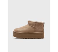 Ugg - Plateaustiefeletten - W Classic Ultra Mini Platform Sand für Damen - Größe 7 US - aus Wolle - Braun Braun 7 US
