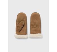 UGG Lederhandschuhe »Shearling Embroider Mitten«, Chestnut SIZE,L/XL|S/M