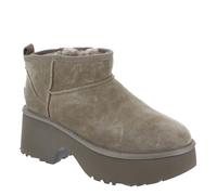UGG® Classic Ultra Mini New Heights Boot für Damen in Hickory, Größe 38, Veloursleder 1158311-HCK-07