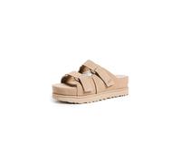 UGG Women's Goldenstar Hi Slide Sandal, Sand, 37.5 EU