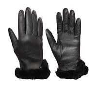 UGG Women's Leather Sheepskin Vent Gloves