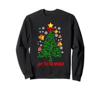 Ugly Christmas Sweater Vintage Musiker Chor Weihnachtsbaum Sweatshirt