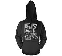 Uglyshirt89 Blues Brothers Männer und Herren Kapuzenpullover | Dan Aykroyd Film | M2 (3XL, Schwarz)