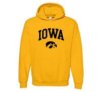 UGP Campus Apparel NCAA Offiziell lizenzierter College - University Team Color Arch Logo Hoodie, Iowa Hawkeyes Gold, XX-Large