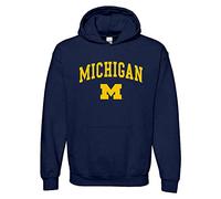 UGP Campus Apparel NCAA Offiziell lizenzierter College - University Team Color Arch Logo Hoodie, Michigan Wolverines Navy, XXX-Large