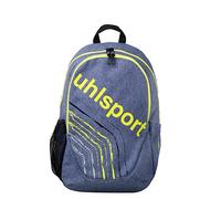 uhlsport Backpack Rucksack Unisex Erwachsene, Jeans, Blau/Neongelb, Hersteller: Einheitsgröße