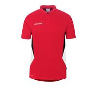 uhlsport Equipe 29 Poloshirt rot/weiß/schwarz 3XL