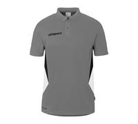 uhlsport Equipe 29 Poloshirt steingrau/weiß/schwarz L