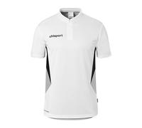 Uhlsport Equipe 29 Polo Shirt weiß/steingrau/schwarz XL