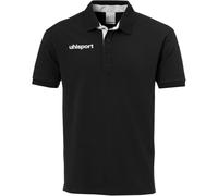 Uhlsport Kinder Essential Prime Polo Shirt Poloshirt, schwarz/Weiß, 140